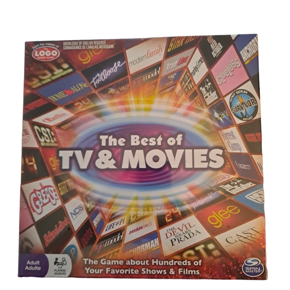 spin master Other - The Best of TV and Movies Board Game, NIB